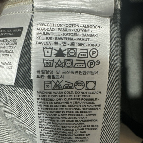 LEVI'S Trucker Jacket Men's Size 5XL Rigid Blue Denim Dark Wash Long Sleeve - Picture 12 of 15